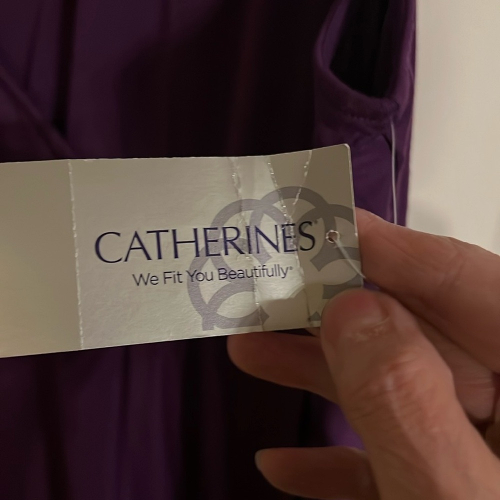 NWT Catherines Purple Scoop Neck Midi Sundress 1/2 off Wednesday expires - Picture 8 of 9